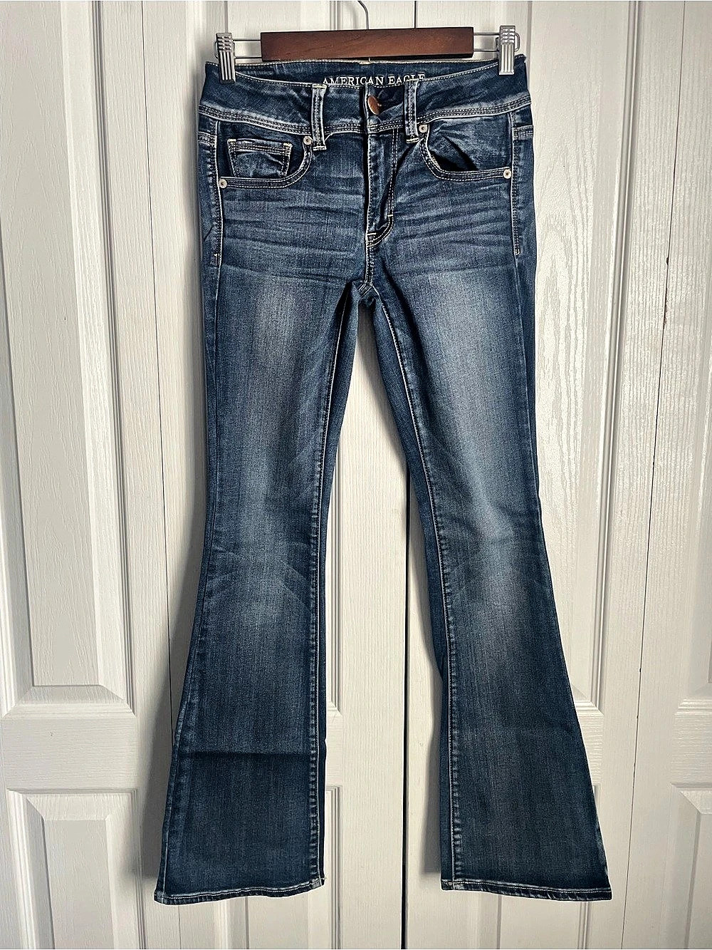 American Eagle Kick Boot Bootcut Jeans, Size 2